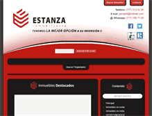 Tablet Screenshot of estanzainmobiliaria.com